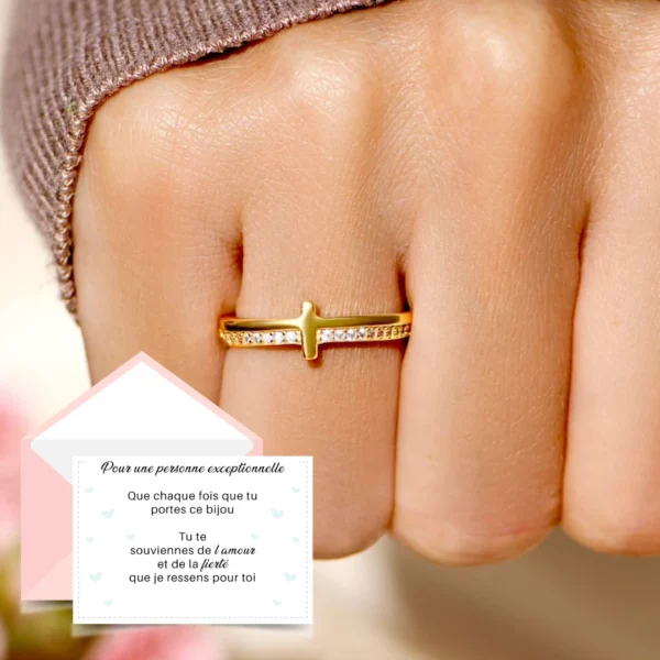 Bague Croix d'Amour