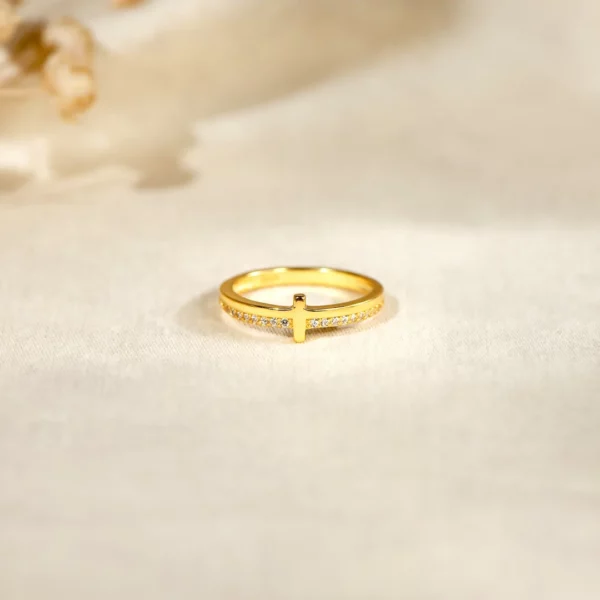 Bague Croix d'Amour – Image 4