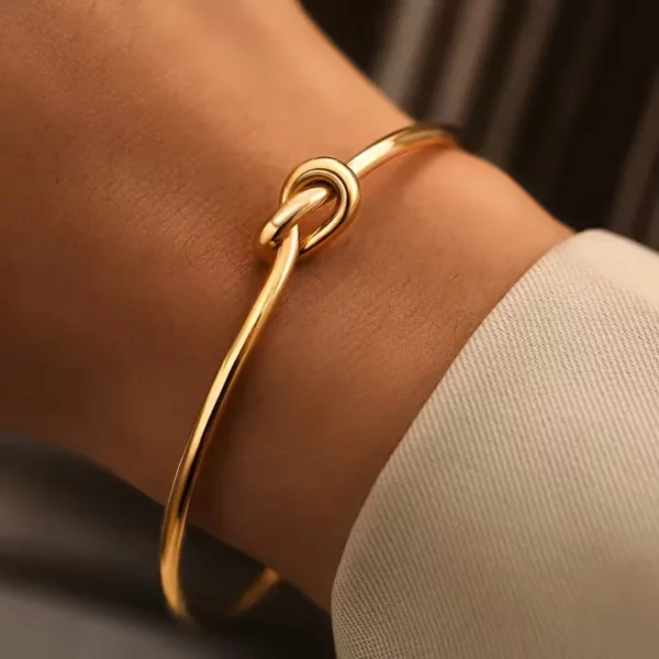 Bracelet jonc femme or​