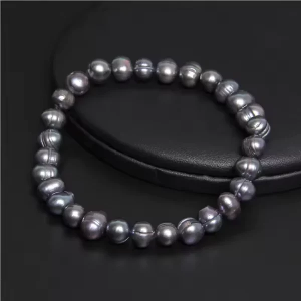 Bracelet homme perle noir​e – Image 2