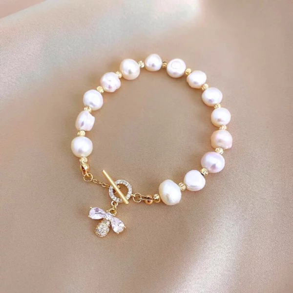 Bracelet perle culture femme​ – Image 6