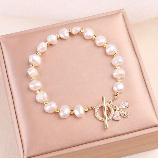 Bracelet perle culture femme​ – Image 8