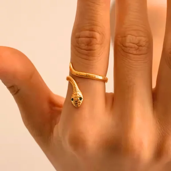 Bague en serpent Céleste