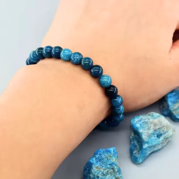 Bracelet apatite bleue Alba