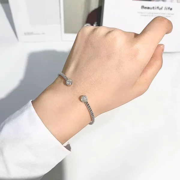 Bracelet argent jonc femme Ophélia