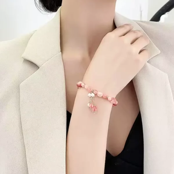 Bracelet en quartz rose Victoria