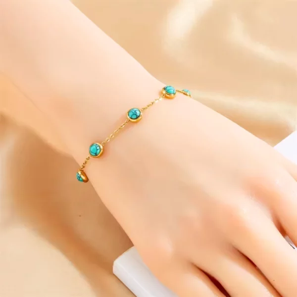 Bracelet turquoise femme