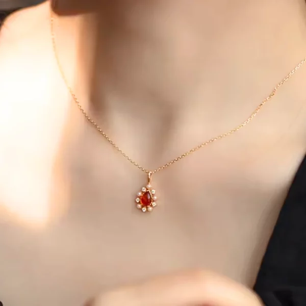 Collier ambre pour femme Manon