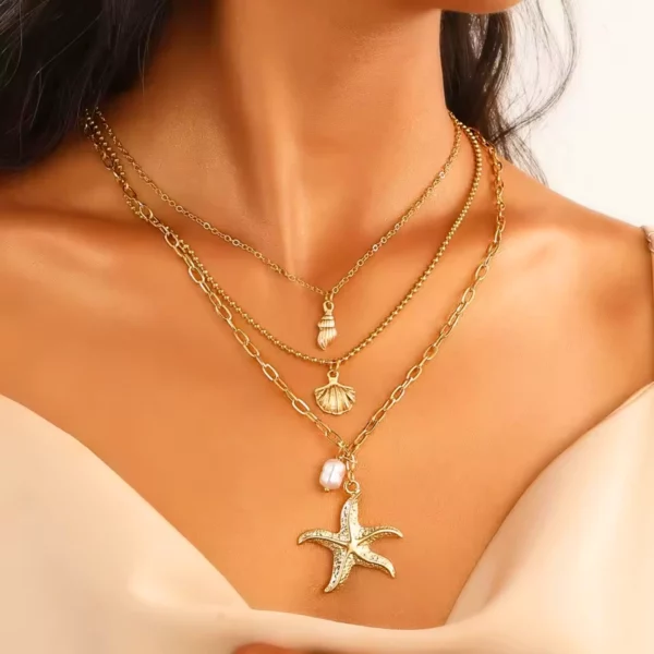 Collier etoile de mer Mila