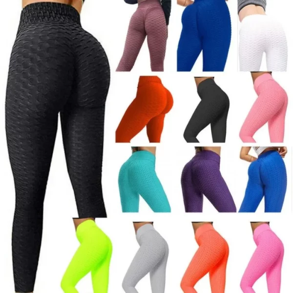 Legging anti-cellulite push up – Fessier galbé, Effet drainant avec un ventre plat, tissu compressif – Image 12