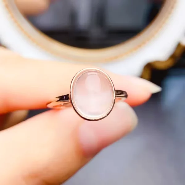 Bague en quartz rose Léa – Image 3