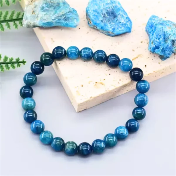 Bracelet apatite bleue Alba – Image 2