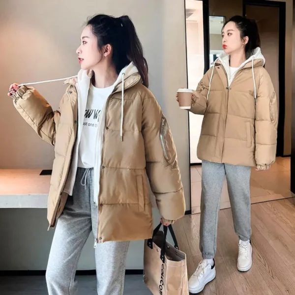 Parka femme imperméable avec capuche – Image 2