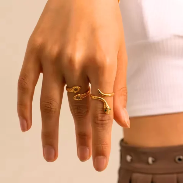 Bague en serpent Céleste – Image 3