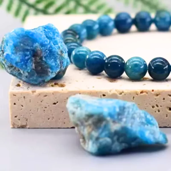 Bracelet apatite bleue Alba – Image 3