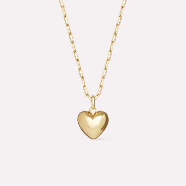 Collier pendentif coeur or Ophélie – Image 3