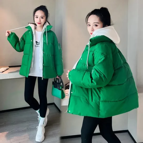 Parka femme imperméable avec capuche – Image 3