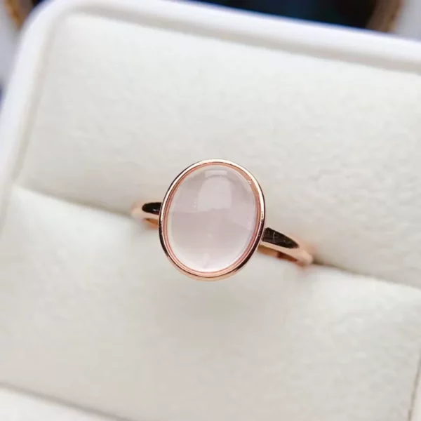 Bague en quartz rose Léa – Image 4