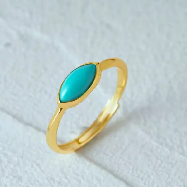 Bague turquoise femme Sofia – Image 3