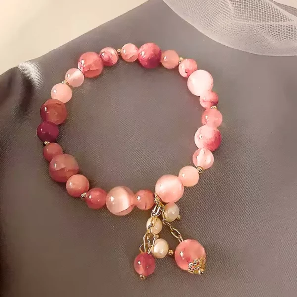 Bracelet en quartz rose Victoria – Image 3