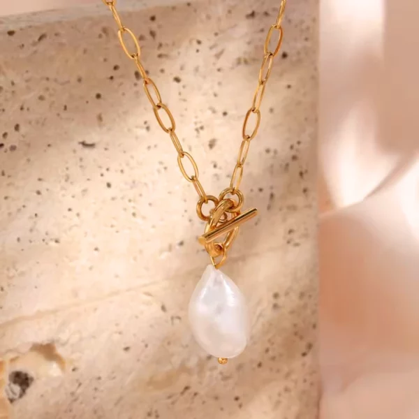 Collier avec une perle Charlotte – Image 4