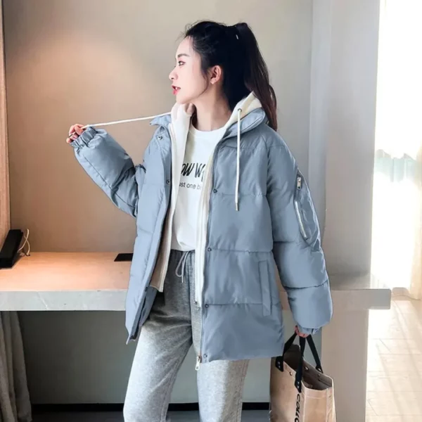 Parka femme imperméable avec capuche – Image 4