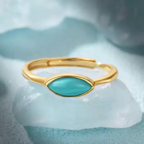 Bague turquoise femme Sofia – Image 4