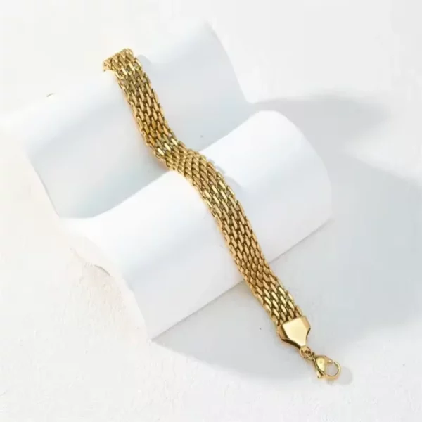 Bracelet maille or Andie – Image 5