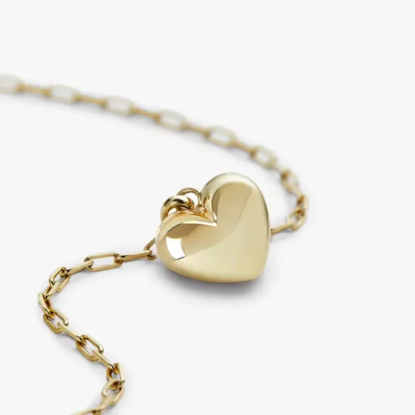 Collier pendentif coeur or Ophélie – Image 5