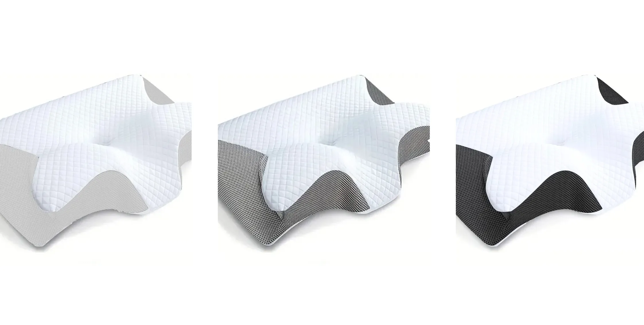 Oreiller cervical ergonomique flexible en coton • Instant Santé