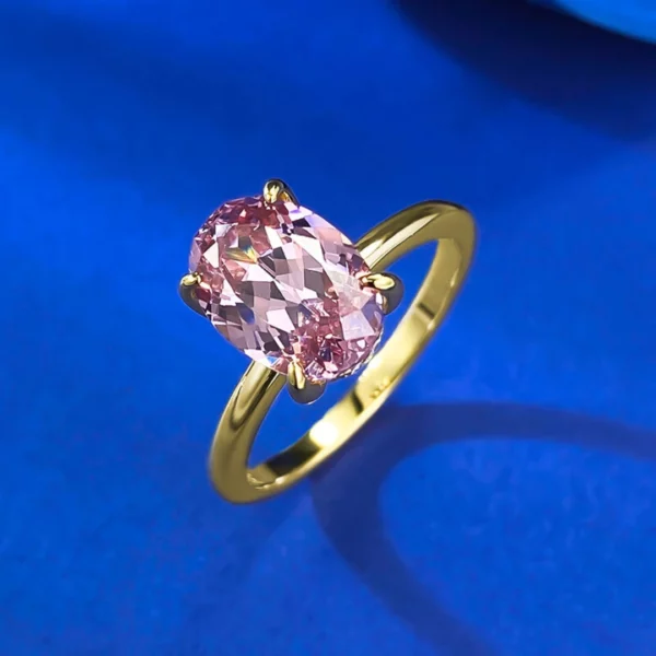 Bague saphir rose Amandine – Image 7