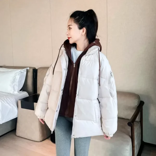 Parka femme imperméable avec capuche – Image 7