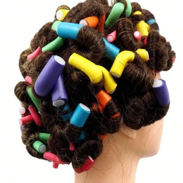 Bigoudis pour cheveux – Boucles parfaites sans chaleur – Coiffure facile et volume naturel