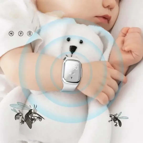 Bracelet anti moustique à ultrasons bébé – Image 2