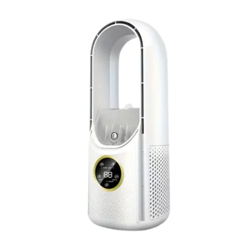Climatiseur mobile design sans tuyau – Rafraîchit instantanément sans installation – Compact et silencieux