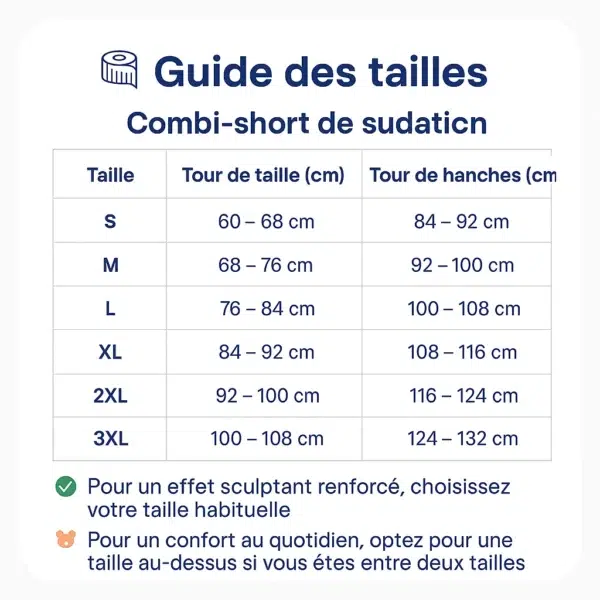 Combi-short de sudation femme – Image 3