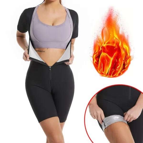 Combi-short de sudation femme – Image 5