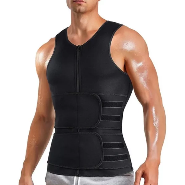 Gilet à Double ceinture de Sudation Homme – Image 3