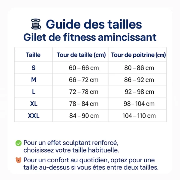 Gilet de fitness amincissant – Affine la silhouette, booste la sudation et brûle les graisses plus vite – Image 3