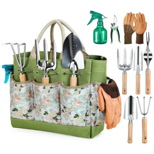 Kit de jardinage en acier inoxydable