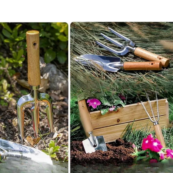 Kit de jardinage en acier inoxydable – Image 4