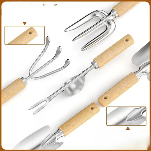 Kit de jardinage en acier inoxydable – Image 9