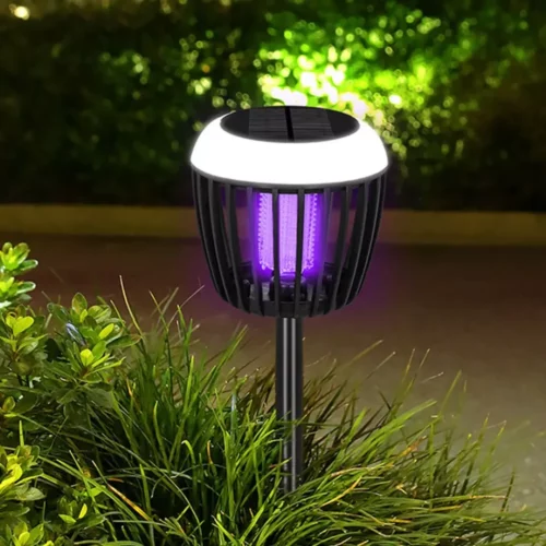 Lampe moustique solaire jardin extérieur