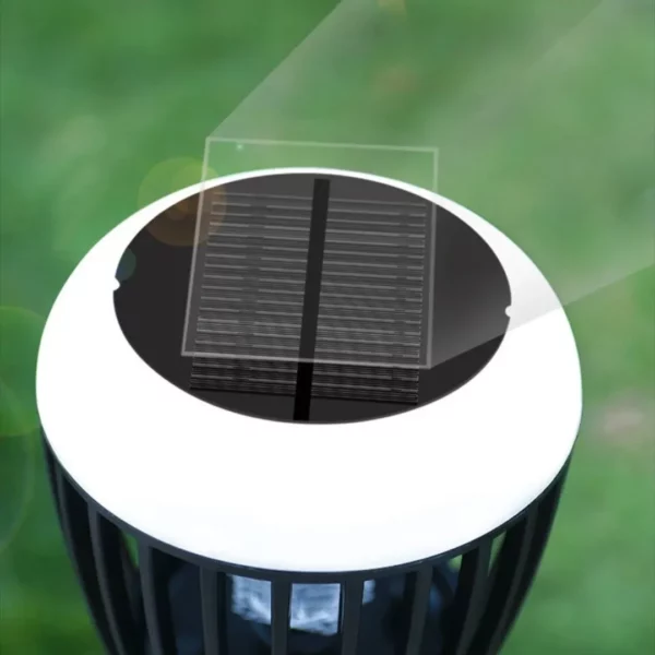 Lampe moustique solaire jardin extérieur – Image 6