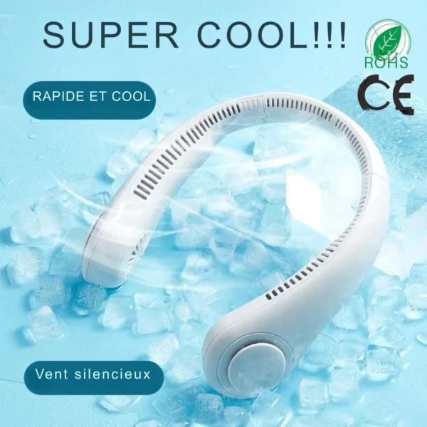 Mini climatiseur de cou intelligent – Rafraîchissement instantané portable pour l'été – Confort personnel partout – Image 2