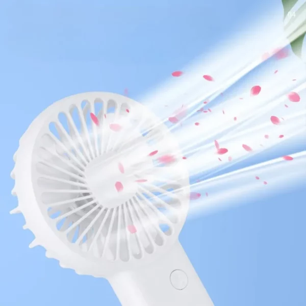 Mini ventilateur USB rechargeable bureau – Image 2