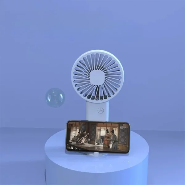 Mini ventilateur USB rechargeable bureau – Image 3