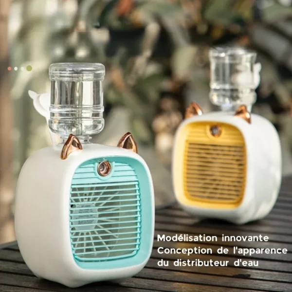 Mini ventilateur renard portable – fraîcheur immédiate en été – compact, léger et ultra mignon pour enfants et adultes – Image 3