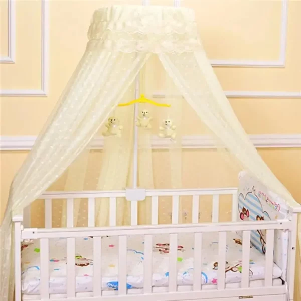 Moustiquaire lit bébé avec support – Image 6
