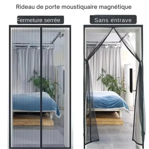 Moustiquaire porte fenêtre aimantée et magnétique – Image 3